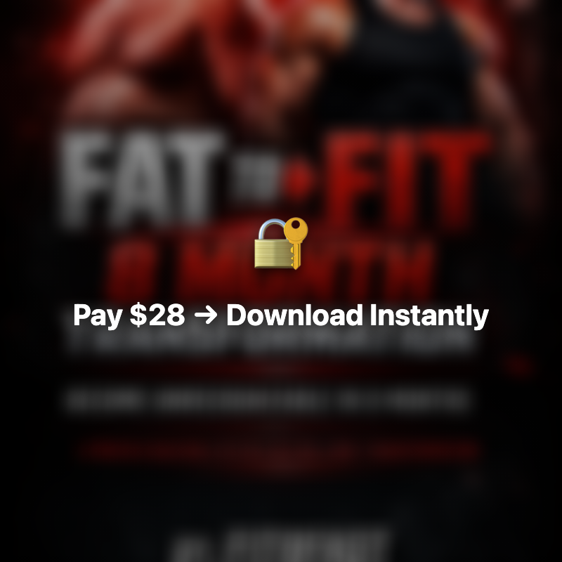 FAT TO FIT TRANSFORMATION EBOOK
