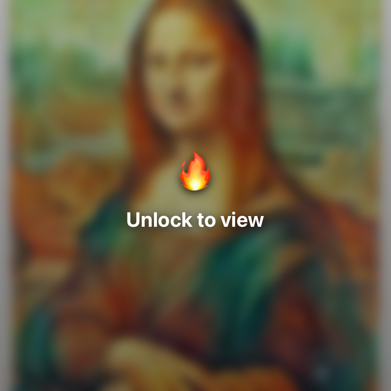 Digital Art piece - Mona Lisa